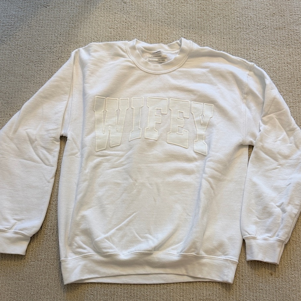 SOLD OUT White Wifey Bridal Crew by Anthro